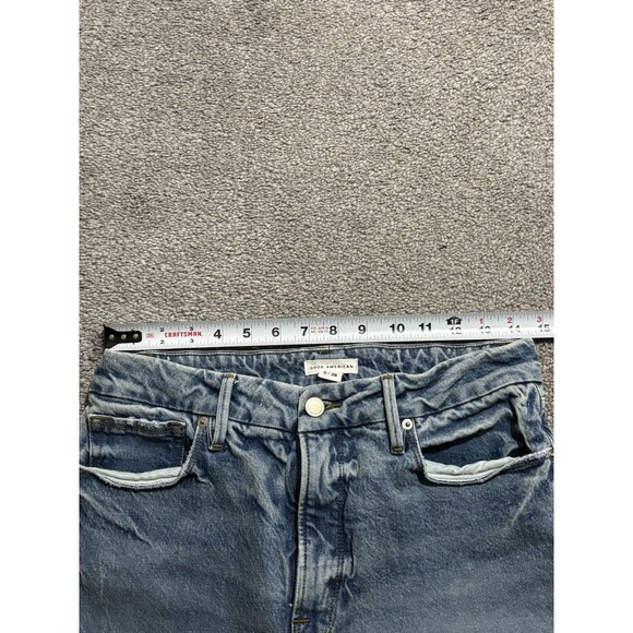 Good American Weekender Jeans GW062T Indigo339 Size 6 Inseam 28” - Picture 4 of 8
